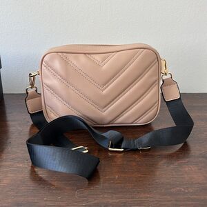 Herald Tan light pink Quilted Women's Bag crossbody